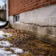 Cracked foundation on a Pittsburgh area home