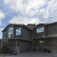 A Pittsburgh area duplex in dark color exterior paint